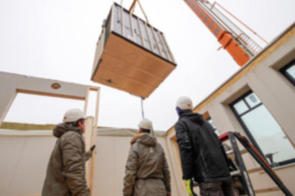Revolutionaire fabriek voor HSB-elementen voor de mkb-bouwer