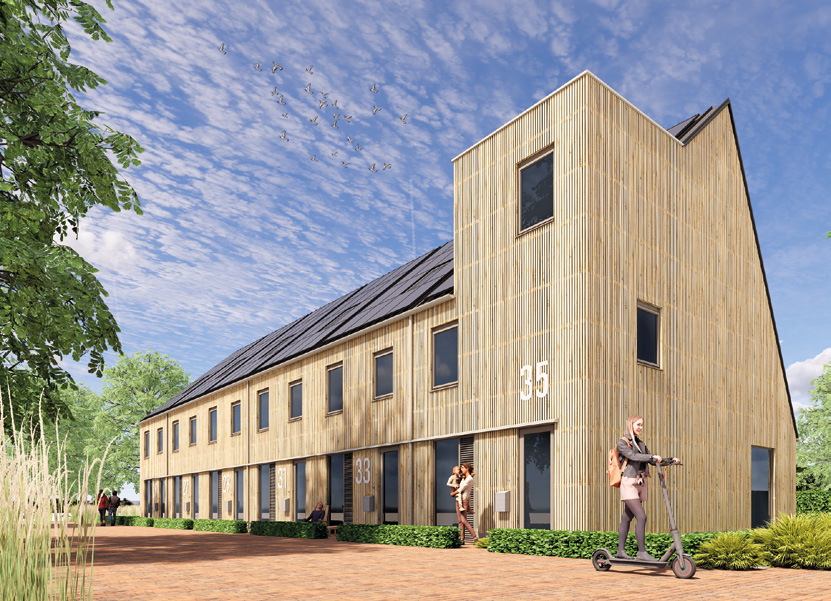 Nuchtere conceptontwikkelaar stuwt bio-based woning tot grote hoogte